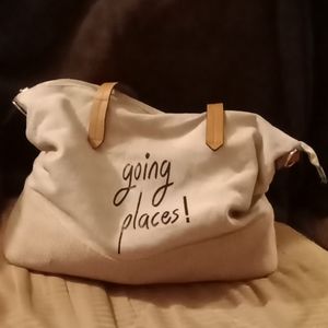 'Going Places' trendy everyday women's tote bag